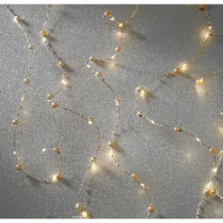 Budget 🔔 40ct. Warm White Gold Pearl LED String Lights by Ashland® 😉 -Outlet Yuletide Joy Store 10632035 6