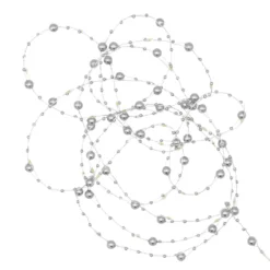 Promo 🎉 12 Pack: 40ct. Warm White Silver Pearl LED String Lights by Ashland® 🌟 -Outlet Yuletide Joy Store 10632036 2 1