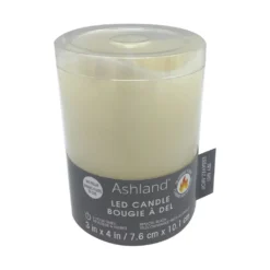 Brand new 😉 3" x 4" LED Flame Pillar Candle by Ashland® ❤️ -Outlet Yuletide Joy Store 10637855 1