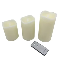 Promo 🌟 6 Pack: LED Flame Pillar Candle Set by Ashland® ⭐