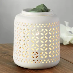 New 🎉 White Ceramic Wax Warmer by Ashland® ⌛ -Outlet Yuletide Joy Store 10638061 2