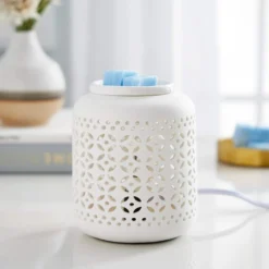 New 🎉 White Ceramic Wax Warmer by Ashland® ⌛ -Outlet Yuletide Joy Store 10638061 20