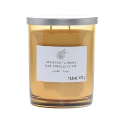 Outlet ✔️ Grapefruit & Honey 2-Wick Jar Candle by Ashland® 👏