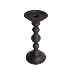 Best deal 🥰 9.45" Black Metal Candle Holder by Ashland® 🤩 -Outlet Yuletide Joy Store 10638408 2