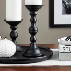 Best deal 🥰 9.45" Black Metal Candle Holder by Ashland® 🤩 -Outlet Yuletide Joy Store 10638408 20