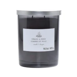 Coupon 🥰 Embers & Musk 2-Wick Jar Candle by Ashland® 💯