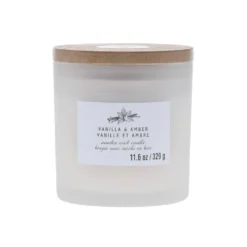 Brand new โญ Vanilla & Amber Wooden Wick Jar Candle by Ashland® โค๏ธ