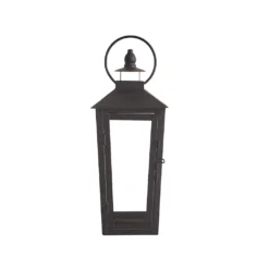 Cheap ⌛ 8 Pack: 12.2" Black Metal Lantern by Ashland® ⭐