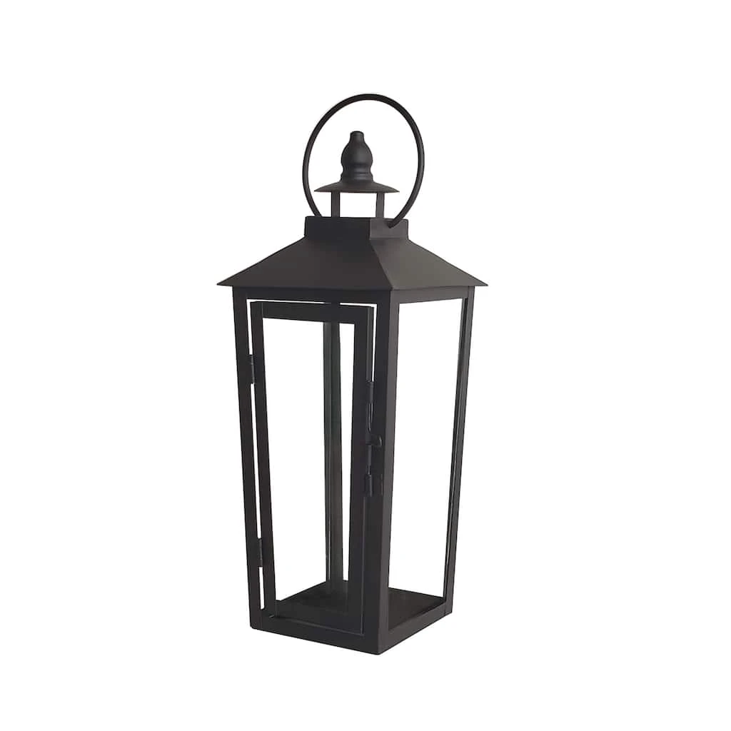Cheap ⌛ 8 Pack: 12.2" Black Metal Lantern by Ashland® ⭐ 4 Cheap ⌛ 8 Pack: 12.2" Black Metal Lantern by Ashland® ⭐ - Image 2