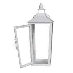 Best deal ⌛ 6 Pack: 15.7" White Metal Lantern by Ashland® 🥰 -Outlet Yuletide Joy Store 10638435 3