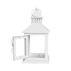 Best Pirce 💯 8.6" Mini White Lantern by Ashland® 🔥 -Outlet Yuletide Joy Store 10638437 3 1