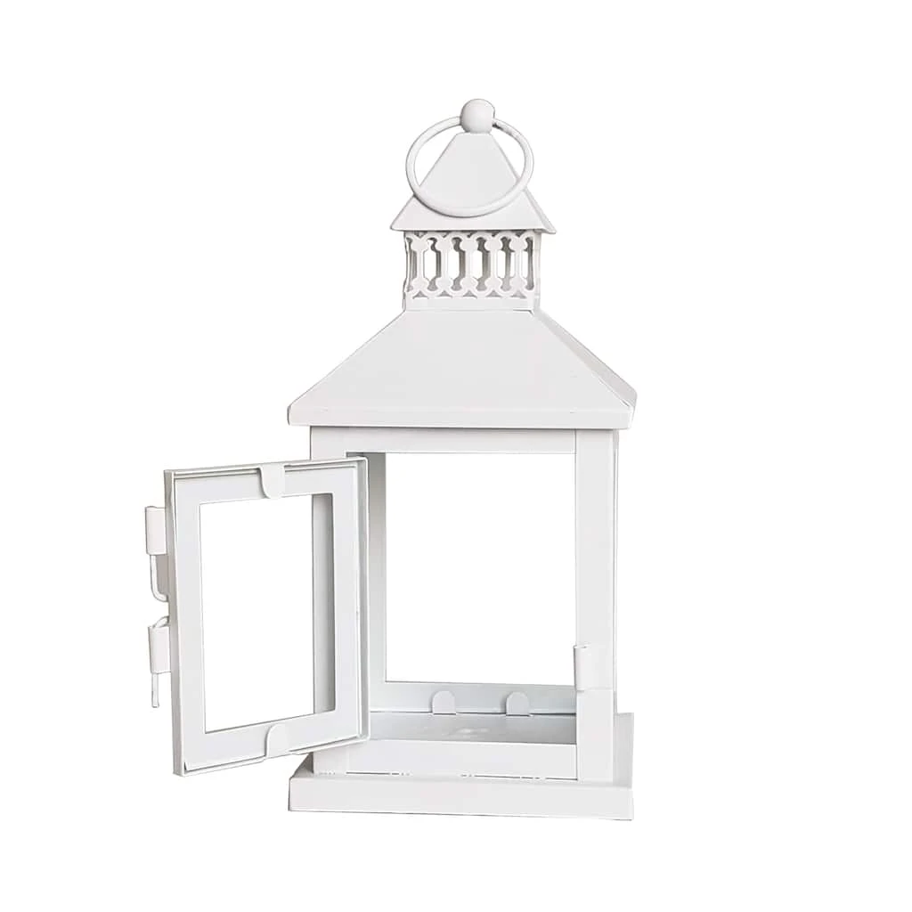 Outlet π 8 Pack: 8.6" Mini White Lantern by Ashland® π₯ 6 Outlet π 8 Pack: 8.6" Mini White Lantern by Ashland® π₯ - Image 4