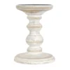Best Pirce ✔️ 6 Pack: 6" Whitewashed Wood Carved Pillar Candle Holder by Ashland® 👏 -Outlet Yuletide Joy Store 10639294 1 1