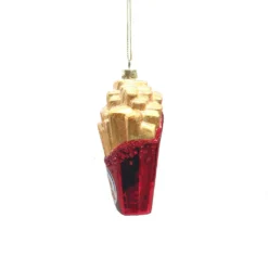 Brand new 🤩 Glass French Fries Ornament by Ashland® 🎁 -Outlet Yuletide Joy Store 10640175 2