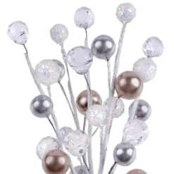 Coupon 🔔 Silver & White Berry Bead Pick by Ashland® 🔔 -Outlet Yuletide Joy Store 10670057 2