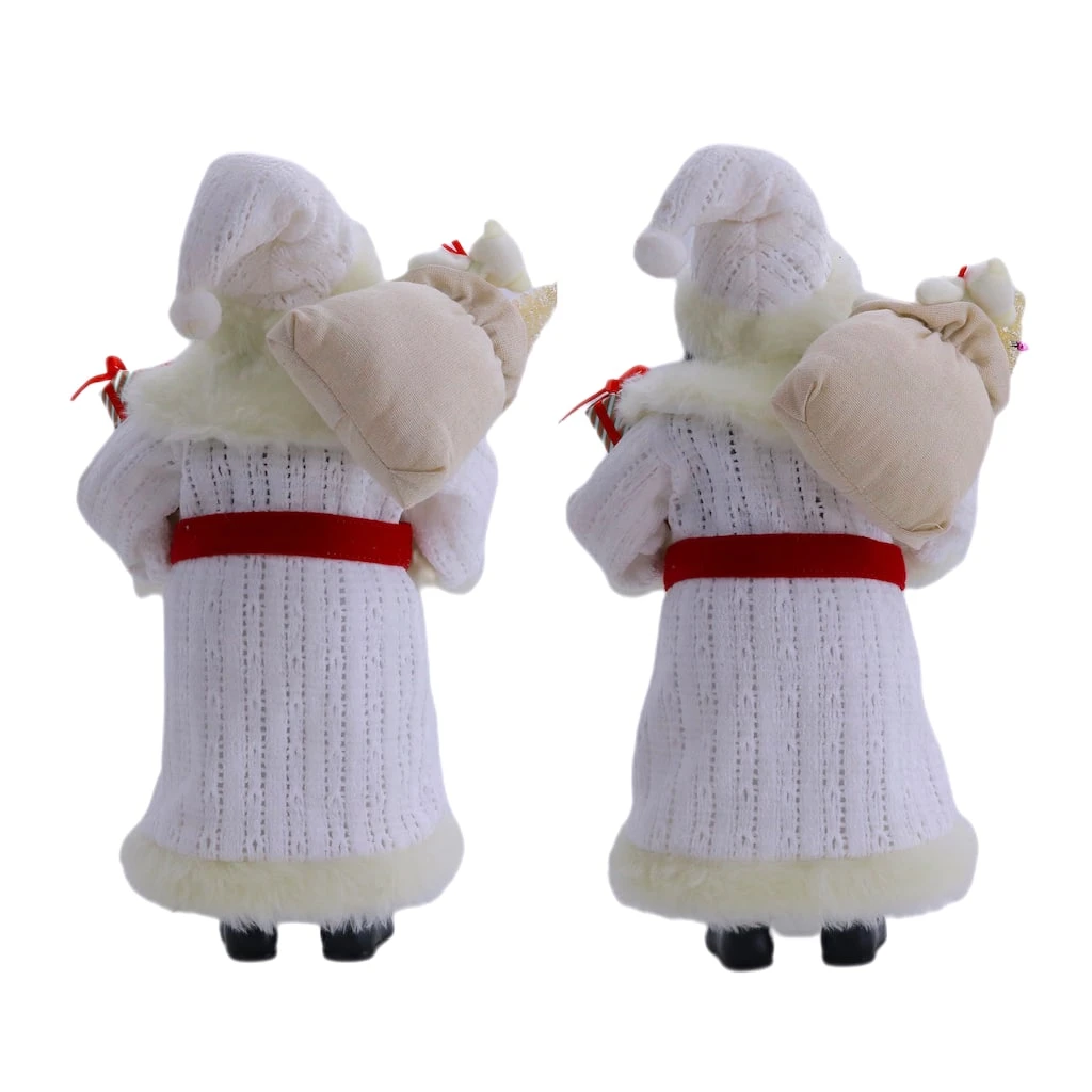 Buy ✨ Assorted 16" Santa in White Fur Robe with Striped Gifts by Ashland® ✨ 5 Buy ✨ Assorted 16" Santa in White Fur Robe with Striped Gifts by Ashland® ✨ - Image 3