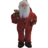 Discount ✔️ 18" Santa in Red Pajamas with Teddy Bear by Ashland® 👍
