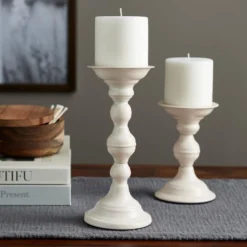 Deals ❤️ Cream Metal Pillar Candle Holder by Ashland® 💯 -Outlet Yuletide Joy Store 10671513 20