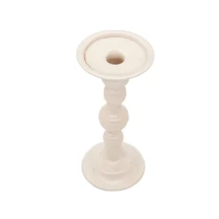 New 🎉 6 Pack: 9" Cream Metal Pillar Candle Holder by Ashland® 👍 -Outlet Yuletide Joy Store 10671513 3 1