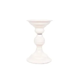 Wholesale ✨ 12 Pack: 6" Cream Metal Pillar Candle Holder by Ashland® 🥰