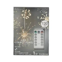 Hot Sale 😀 12 Pack: 120ct. Warm White LED Copper String Lights Starburst by Ashland® ✨