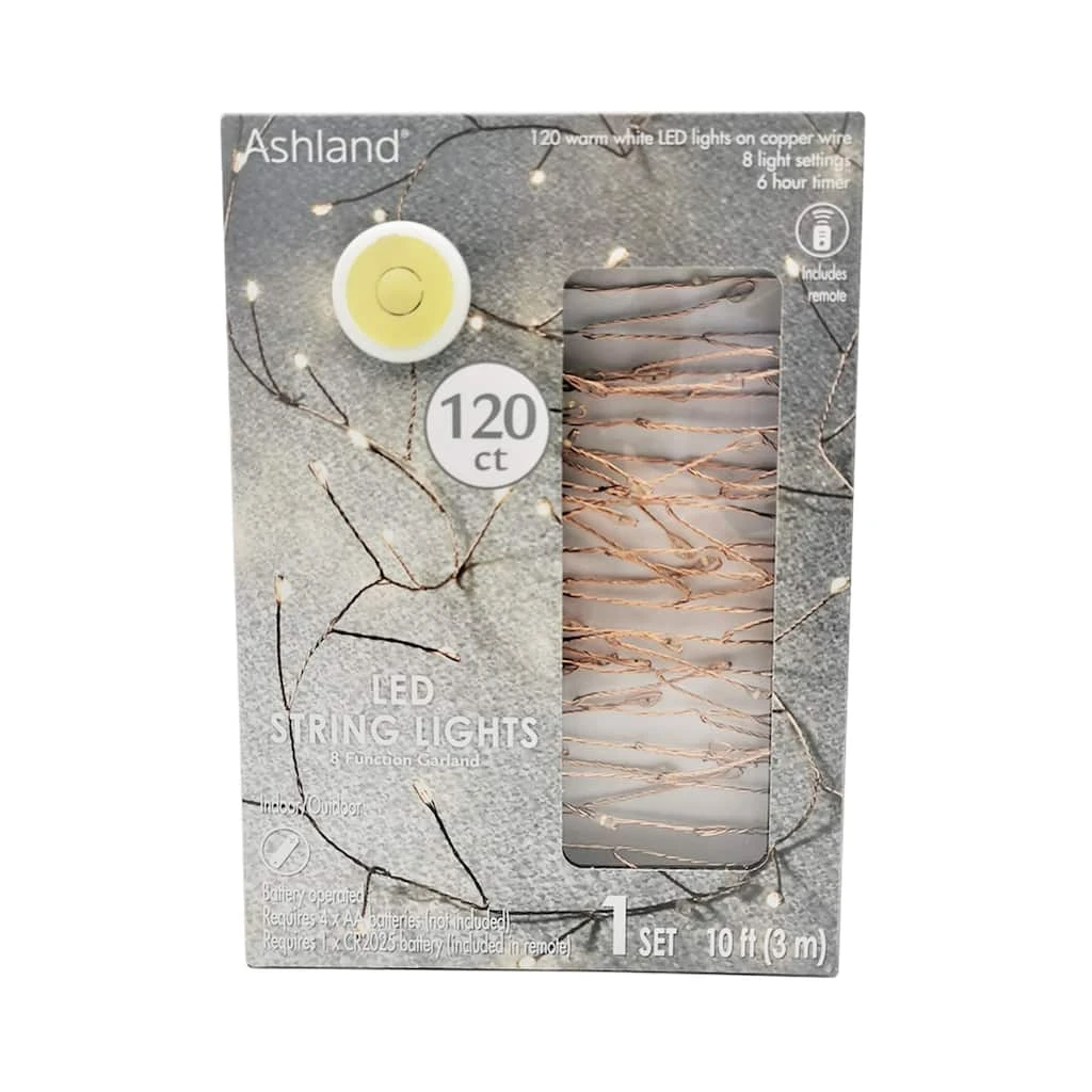 Best Sale ✨ 8 Pack: 120ct. Warm White LED Copper String Lights Garland by Ashland® ⌛ 3 Best Sale ✨ 8 Pack: 120ct. Warm White LED Copper String Lights Garland by Ashland® ⌛