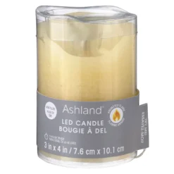 Best deal ✔️ 3" x 4" LED Pillar Candle by Ashland® ✔️ -Outlet Yuletide Joy Store 10671549 30