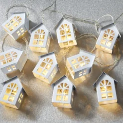 Top 10 🤩 10ct. Warm White LED White House String Lights by Ashland® 🔥 -Outlet Yuletide Joy Store 10671551