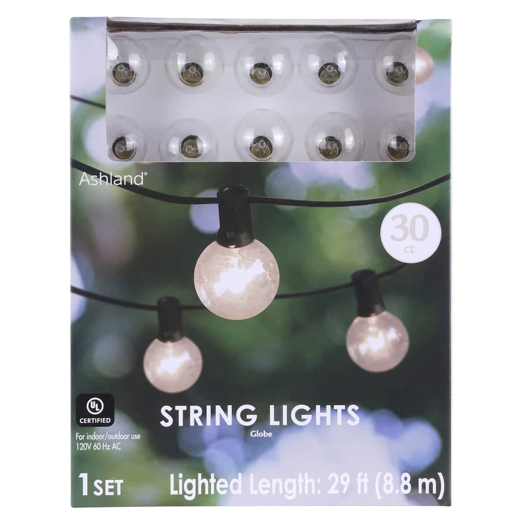 Brand new ✨ 6 Pack: 30ct. Clear Globe String Lights by Ashland® 🔥 3 Brand new ✨ 6 Pack: 30ct. Clear Globe String Lights by Ashland® 🔥