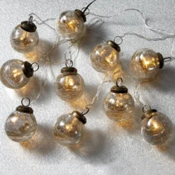 Promo 😉 6 Pack: 10ct. Warm White LED Silver Globe String Lights by Ashland® 🤩 -Outlet Yuletide Joy Store 10671558 3 1