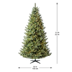 Flash Sale 🌟 7.5ft. Pre-Lit Fairyland Fir Artificial Christmas Tree, Warm White Fairy LED Lights by Ashland® 🔔 -Outlet Yuletide Joy Store 10671959 14