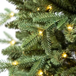 Promo ✨ 7ft. Pre-Lit Denison Slim Fir Artificial Christmas Tree, Fairy Warm White LED Lights by Ashland® 😀 -Outlet Yuletide Joy Store 10671962 11