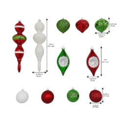 Cheap 🎉 32ct. Red, White & Green Shatterproof Ornaments by Ashland® ✨ -Outlet Yuletide Joy Store 10672804 3