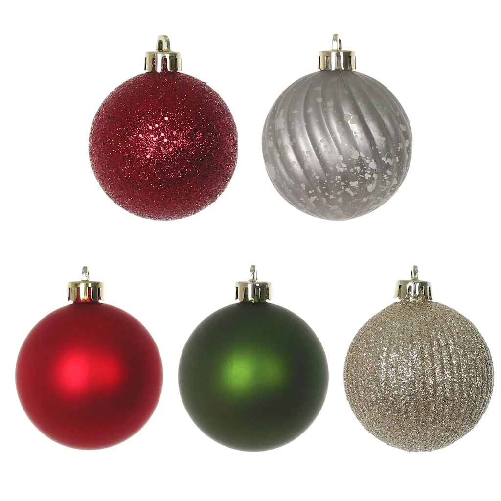 Promo 🎁 Assorted 50ct. 2" Farmhouse Ball Ornament Set by Ashland® ✨ 4 Promo 🎁 Assorted 50ct. 2" Farmhouse Ball Ornament Set by Ashland® ✨ - Image 2