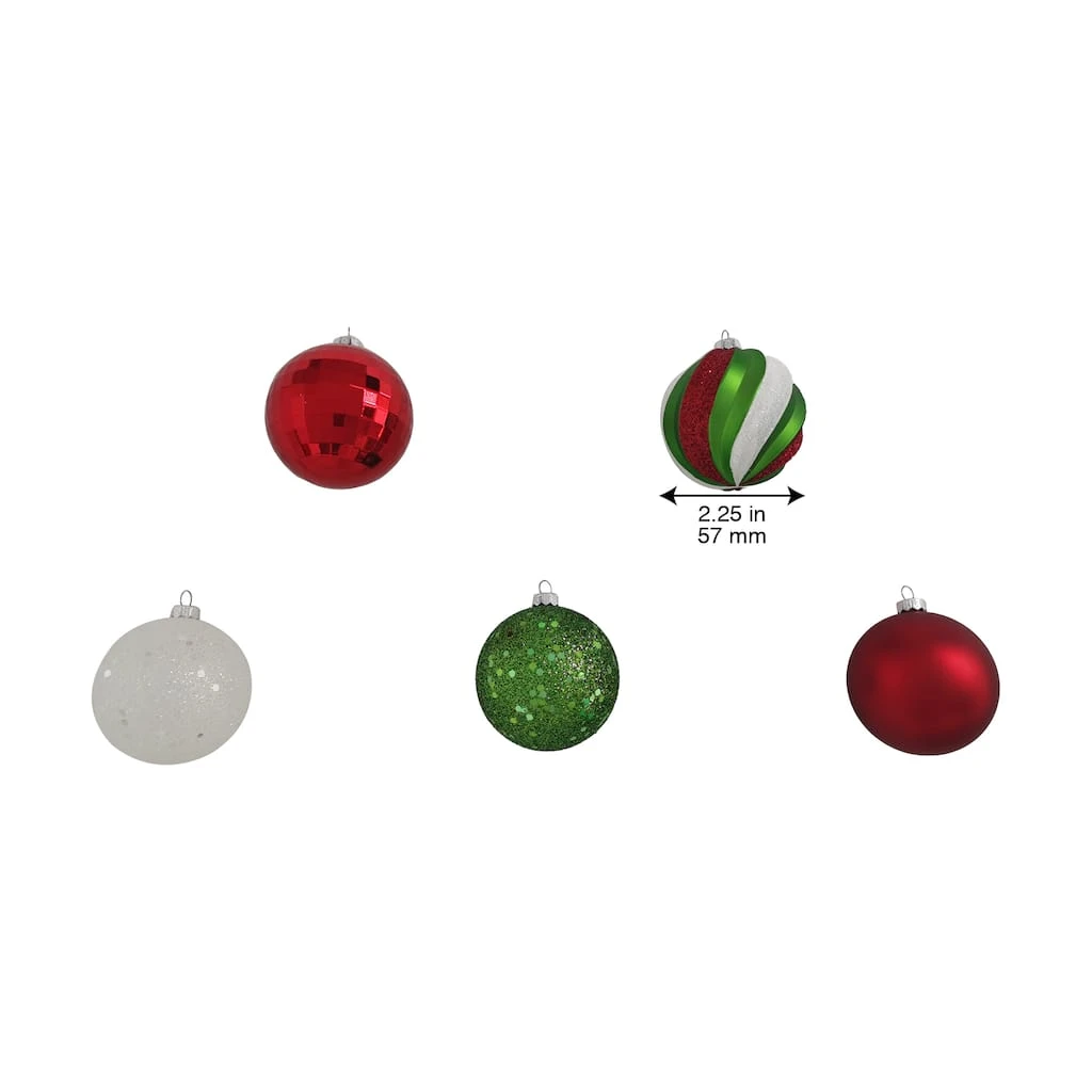 Coupon ⌛ 50ct. Red, White & Green Ball Ornaments by Ashland® 🎉 5 Coupon ⌛ 50ct. Red, White & Green Ball Ornaments by Ashland® 🎉 - Image 3