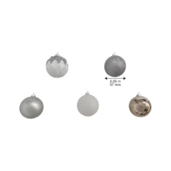 Top 10 🔥 Assorted 50ct. Silver & White Ball Ornaments by Ashland® 🥰 9 Top 10 🔥 Assorted 50ct. Silver & White Ball Ornaments by Ashland® 🥰 -Outlet Yuletide Joy Store 10672833 4