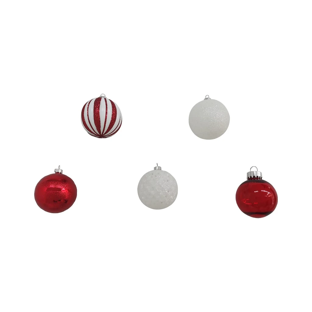 Outlet π Assorted 50ct. Red & White Ball Ornaments by Ashland® π 4 Outlet π Assorted 50ct. Red & White Ball Ornaments by Ashland® π - Image 2