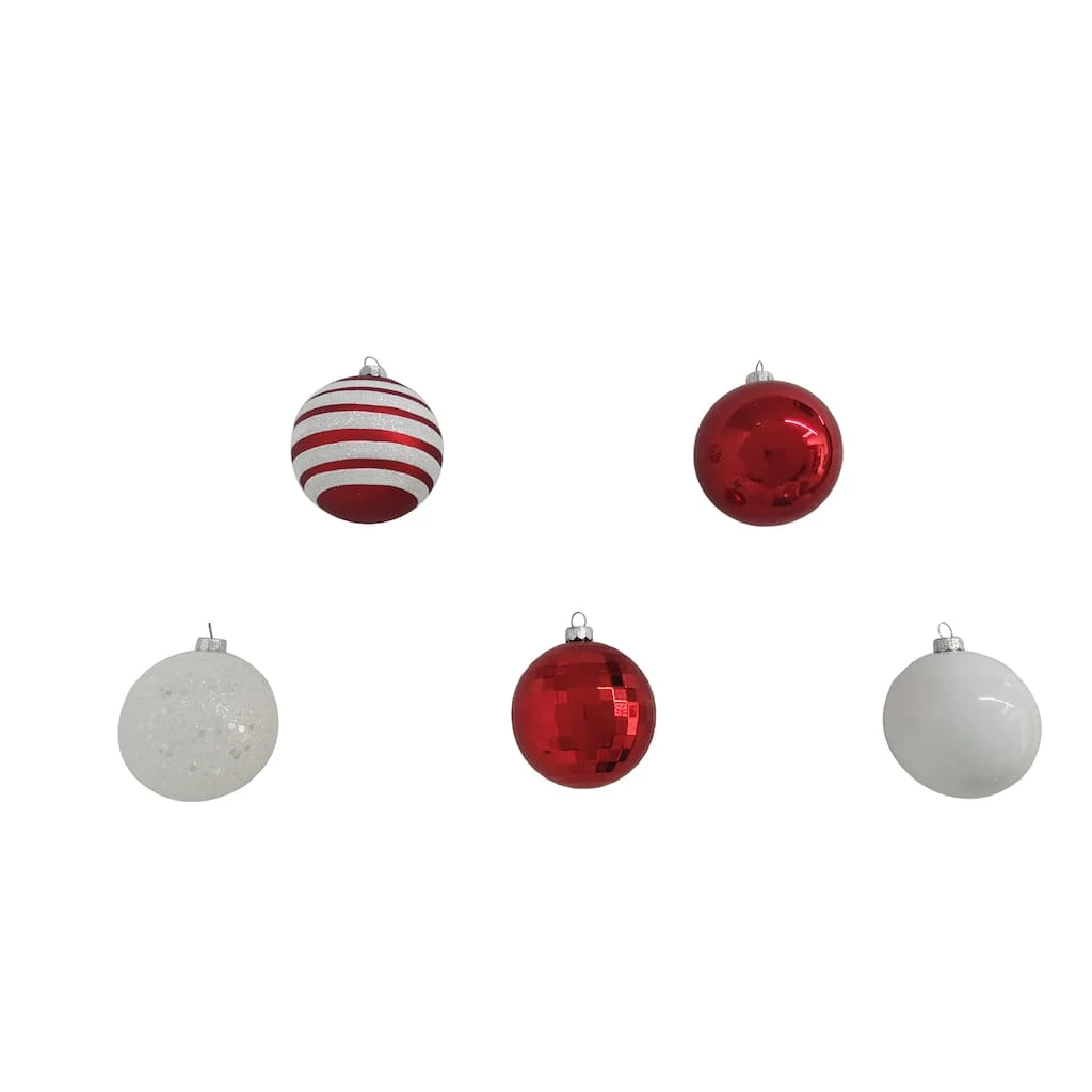 Outlet π Assorted 50ct. Red & White Ball Ornaments by Ashland® π 5 Outlet π Assorted 50ct. Red & White Ball Ornaments by Ashland® π - Image 3