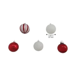 Outlet π Assorted 50ct. Red & White Ball Ornaments by Ashland® π 9 Outlet π Assorted 50ct. Red & White Ball Ornaments by Ashland® π -Outlet Yuletide Joy Store 10672836 4