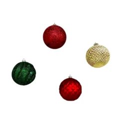 New ✨ Assorted 32ct. 3" Red, Green & Gold Shatterproof Ball Ornaments by Ashland® 🔔 -Outlet Yuletide Joy Store 10672846 3
