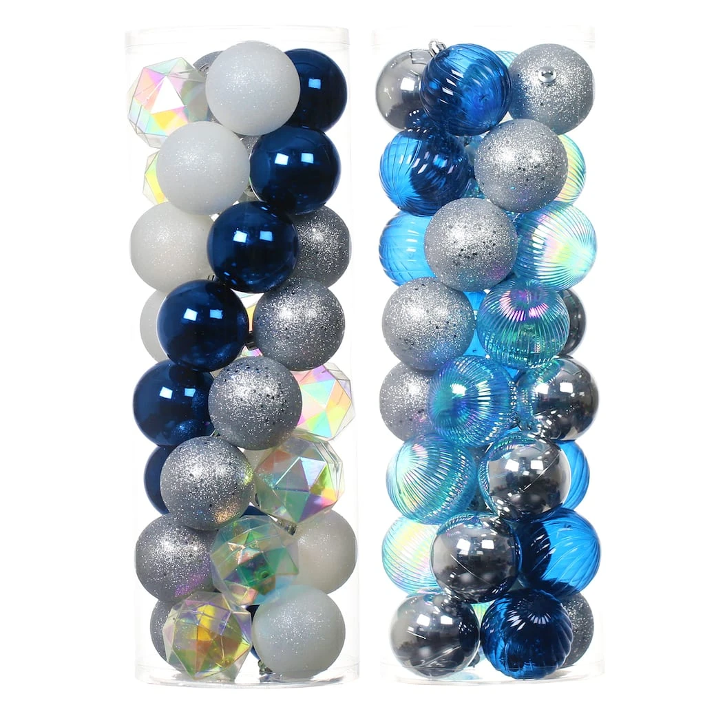 Best Pirce π Assorted 32ct. 2.5" Silver, Blue & White Ball Ornament Set by Ashland® β 3 Best Pirce π Assorted 32ct. 2.5" Silver, Blue & White Ball Ornament Set by Ashland® β
