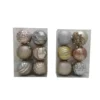 Best deal ⌛ Assorted 6ct. 4.5" Metallic Shatterproof Ball Ornaments by Ashland® ⌛