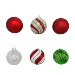Deals β Assorted 6ct. 4.5" Red, Green & White Shatterproof Ball Ornaments by Ashland® π 7 Deals β Assorted 6ct. 4.5" Red, Green & White Shatterproof Ball Ornaments by Ashland® π -Outlet Yuletide Joy Store 10672862 2
