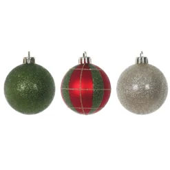 Buy ✨ Assorted Mini Farm House Ball Ornament Tube by Ashland® ✔️ -Outlet Yuletide Joy Store 10672867 4