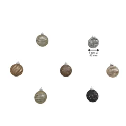 Best Sale 🌟 Assorted Metallic Plastic Round Ornaments by Ashland® 🛒 -Outlet Yuletide Joy Store 10672876 11