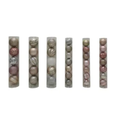 Best Sale 🎉 Assorted Pink Plastic Round Ornaments by Ashland® ✨