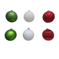 Flash Sale 😀 6ct. 6" Classic Shatterproof Ball Ornaments by Ashland® ⌛ -Outlet Yuletide Joy Store 10672898 2