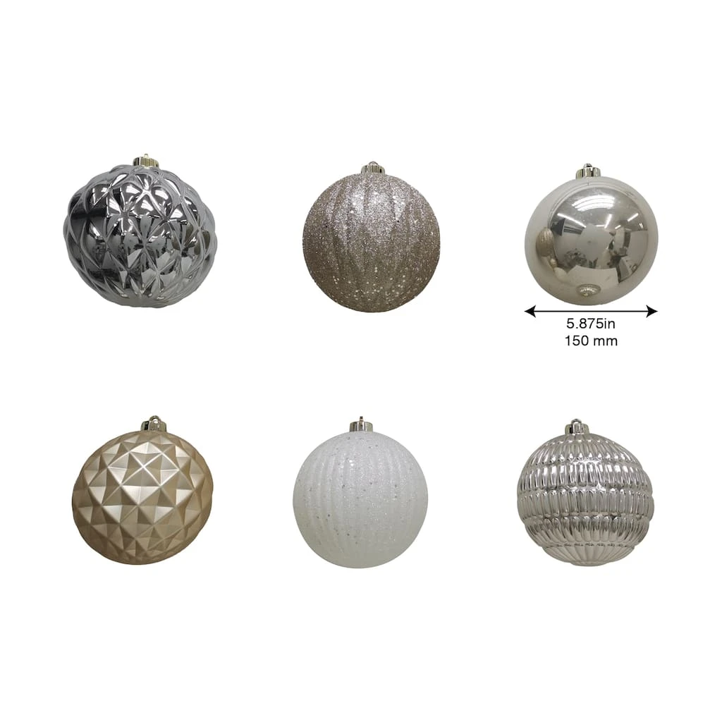 Deals 😉 6ct. 6" Metallic Shatterproof Ball Ornaments by Ashland® 🧨 5 Deals 😉 6ct. 6" Metallic Shatterproof Ball Ornaments by Ashland® 🧨 - Image 3