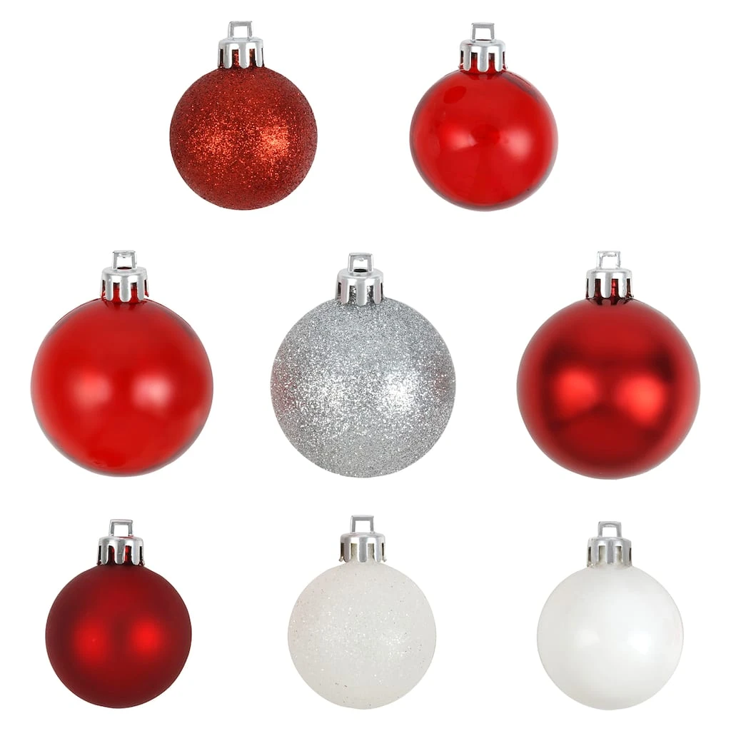 Flash Sale ⌛ 100ct. Red & White Shatterproof Ball Ornaments by Ashland® 🧨 4 Flash Sale ⌛ 100ct. Red & White Shatterproof Ball Ornaments by Ashland® 🧨 - Image 2