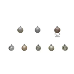Best Pirce ⌛ 44ct. Metallic Shatterproof Ball Ornaments by Ashland® ❤️ -Outlet Yuletide Joy Store 10672914 5
